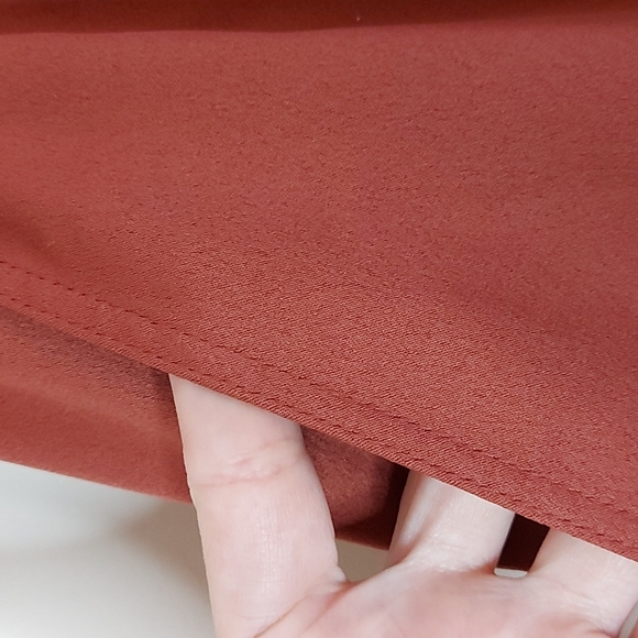 Abercrombie & Fitch rust high waist pant sz. M - Picture 2 of 6